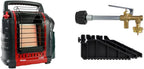 Portable Propane Radiant Heater 4000-9000 BTU for campers workshops patios and more