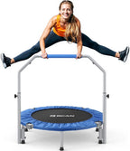 BCAN 40/48 Foldable Trampoline Max Load 440lbs, Fitness Rebounder