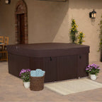 Lifesmart Spas LS700DX 230 Volt 7-Person 90-Jet Square Hot Tub with Ozonato