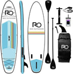 Roc Inflatable Stand Up Paddle Board 10' 6 with Premium SUP Paddle Board Accessories