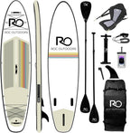 Roc Inflatable Stand Up Paddle Board 10' 6 with Premium SUP Paddle Board Accessories