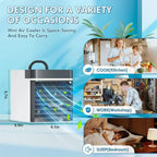 Portable Air Conditioners Fan Anti-leakage Water Mini Air Cooler Personal Ice Air Conditioner