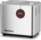 Neretva Bread Maker 20-in-1 2LB Bread Maker Dual Heater Bread Maker Automatic Ceramic Pan
