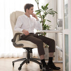 Executive Office Chair Computer Desk Chair Swivel Home Office Chair Upgraded Casters
