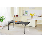 Mainstays 6' Rectangle Centerfold Folding Table, White