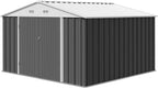 Devoko Outdoor Storage Shed Lockable Metal Garden Shed Steel Anti-Corrosion Storage House
