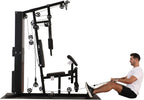 BalanceFrom Multifunctional Steel Frame Home Gym Machine with Floor Mat