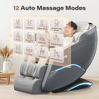 Full Body Massage Chair, 160° Zero Gravity Recliner with Body Scan, 50 SL Track Shiatsu Massage Chair, Spot Massage, Foot Roller