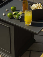 Veradek 2-in-1 Tray and Storage Table – Black