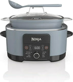 Ninja Slow Cooker 8.5 Quart Multi Cooker with Dutch oven steamer glass lid with integrated spoon