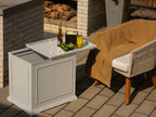 Veradek 2-in-1 Tray and Storage Table – Black