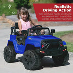 Best Choice Products 12V Kids Ride-On Truck Car with Spring Suspension and LED Lights