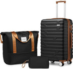 Luggage 6-piece hardshell expandable suitcase lightweight travel carry-on luggage set