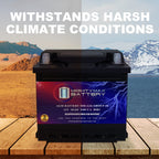 MM-H5 Start and Stop Car BCI Group Size 47 12V 60 AH, 100RC, 680 CCA Rechargeable AGM Car Battery