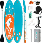 FunWater Inflatable Stand Up Paddle Board Premium SUP Paddle Accessories EVA Deck