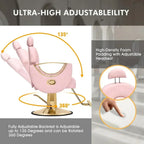 Artist Hand Salon Chair Reclining Barber Chair Oversized Hydraulic Pump Hair Salon Chair