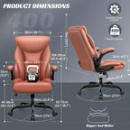 Office Chair Large High-Foot Computer Desk Chair Chair Lumbar Support Rotating Computer Chair