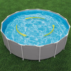 Intex: Prism Frame Premium Pool Set - 10ft x 30in, Grey, Above Ground Swimming Pool, Cartridge Filter Pump, Puncture Resistant, T-Joint Snap Assembly