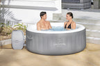 Bestway SaluSpa Miami EnergySense AirJet Inflatable Hot Tub Spa (71 x 26) | Portable Hot Tub with 2 Covers (1 Energy-Efficient Thermal Cover and 1 Standard Cover) | Fits Up to 2-4 Persons | Black