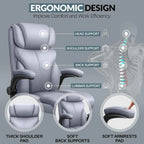Office Chair Large High-Foot Computer Desk Chair Chair Lumbar Support Rotating Computer Chair