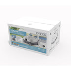 Intex 12 Ft x 30 Inches Metal Frame Set Above Ground Swimming Pool with Filter & Cover