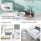 COMFEE' Portable Mini Dishwasher Countertop with 5L Built-in Water Tank for Apartments& RVs