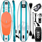 Roc Inflatable Stand Up Paddle Board with Premium SUP Paddle Board Accessories