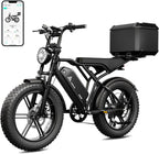 Electric Bike for Adults 1500W Peak 20 Fat Tire All-Terrain E-Bike 60/110 Miles 28 MPH Electric Dirt Bike