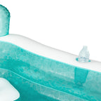 Funsicle 8.7ft Summer Escape Pool, Inflatable Family Swimming Pool, Lagoon Blue, Rectangular, Age 6 & up