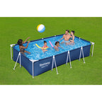 Open Box Bestway 13 ' x 32  Rectangular Above Ground Swimming Pool, Blue