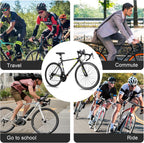 WEIZE Road Bike 700C Wheel City Commuter Bicycle Shimano 14 Speed Drop Bar Racing Adult Bike