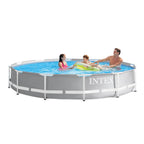 Intex 12ft x 30in Frame Above Ground Swimming Pool & Robot Vacuum