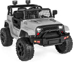 Best Choice Products 12V Kids Ride-On Truck Car with Spring Suspension and LED Lights