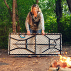 “Lifetime 5-Foot Fold-in-Half Table – Portable Indoor/Outdoor Utility Table for Camping, Events & Tailgating – Gray