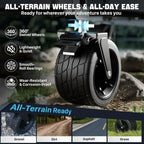 48 Extra Large Folding Travel Cart 560 lb Capacity 350 L Heavy Duty Utility Cart with Brakes
