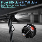 Electric Scooter 350W/500W Powerful Motor 8.5/10 Solid Tires 19/22Mph 28/21/12 Miles Range
