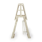 Vinyl Works Canada SLAW Slide Lock A Frame Above Ground Pool Ladder, White