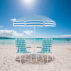 VINGLI Patio Lawn Webbed Folding Chairs Set of 2 Outdoor Beach Portable Lawn Chair