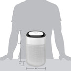 Sorbi 1000ml Air Dehumidifier w/Purifying Function, True HEPA Filter, Auto Shutoff, Touch Control Adjustable Air Speed, Ultra-Quiet, Ideal for Closets & Bathrooms