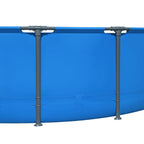 Bestway Steel Pro MAX 14’ x 42 Metal Frame Above Ground Pool, Blue, POOL ONLY