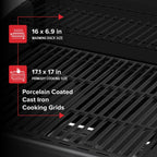Nexgrill Deluxe 2-Burner Gas Grill with 401 SQ In Grate, 28000 BTUs, Stainless Steel Control Panel & Foldable Side Table, Propane BBQ Grill for Outdoor Cooking, Patios, Backyards and More -720-0864RA