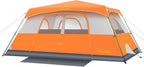 Portable camping tent for 4/6/8/10 people with instant cabin and rainproof and windproof