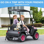 R9 24V Children's Golf Cart with Remote Control Removable Awning