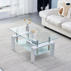 Living Room Rectangle Coffee Table Tea Table Suitable for Waiting Room Modern Side Coffee Table