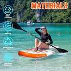 FunWater Inflatable Stand Up Paddle Board Premium SUP Paddle Accessories EVA Deck