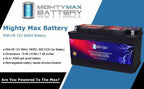 MM-H5 Start and Stop Car BCI Group Size 47 12V 60 AH, 100RC, 680 CCA Rechargeable AGM Car Battery