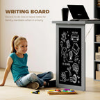 Folding convertible writing desk, wall mounted desk cabinet, multifunctional home office workstation