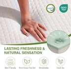 8-inch double mattress with memory foam for medium firm support