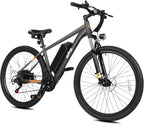 Qlife Racer Electric Bike for Adults - 21-Speed Mountain Lightweight Ebike