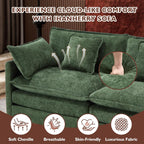 ihanherry 146-inch U-shaped modern sofa modular area cloud sofa